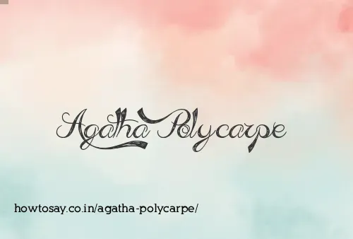 Agatha Polycarpe