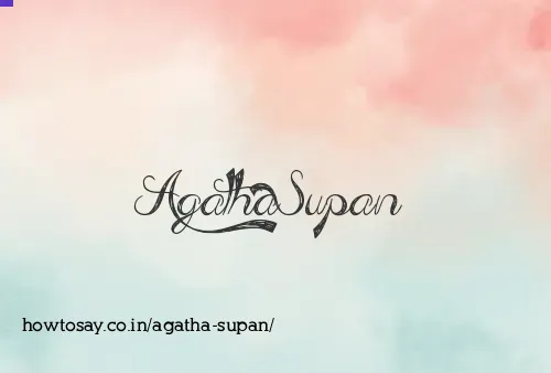 Agatha Supan