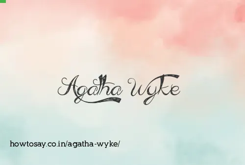 Agatha Wyke
