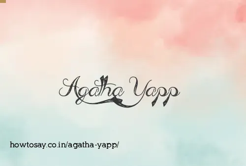 Agatha Yapp