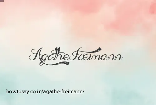 Agathe Freimann