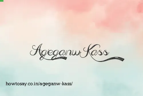 Ageganw Kass