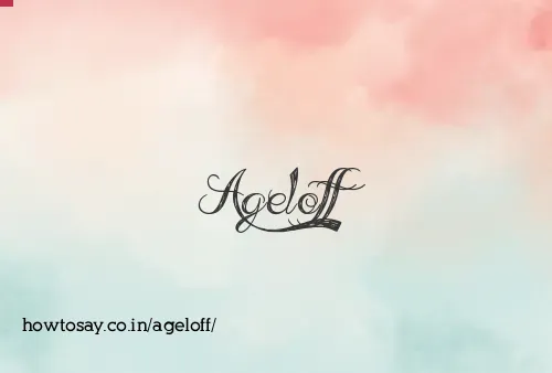 Ageloff