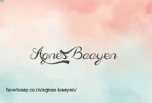Agnes Baayen