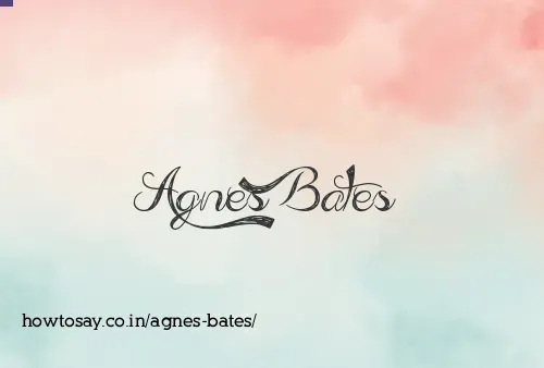 Agnes Bates