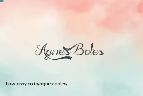 Agnes Boles
