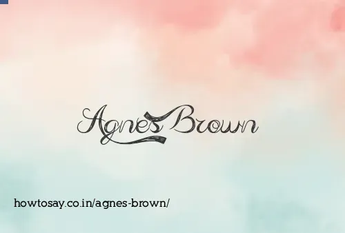 Agnes Brown