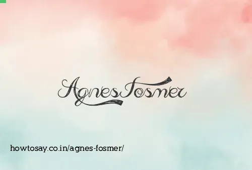 Agnes Fosmer