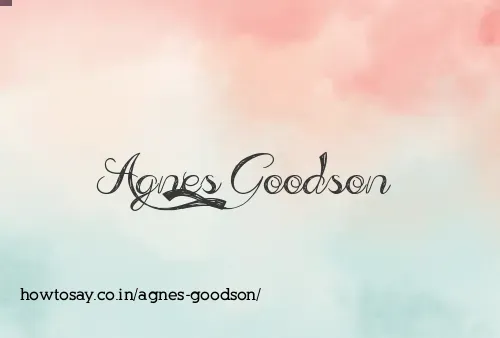 Agnes Goodson