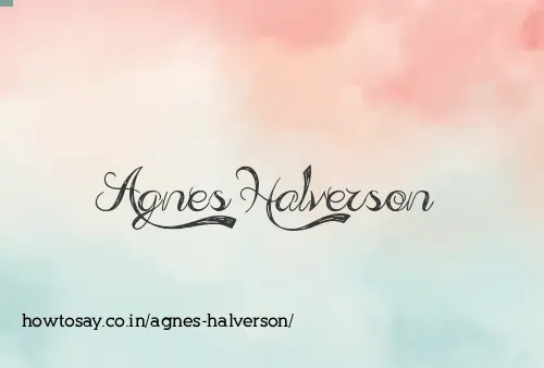 Agnes Halverson