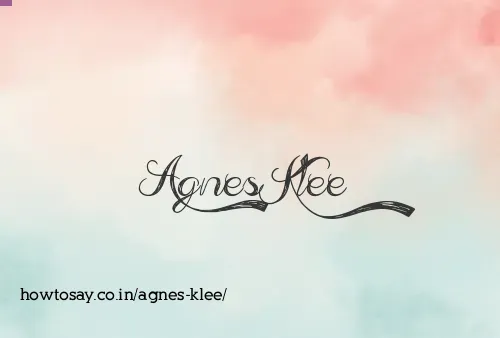 Agnes Klee