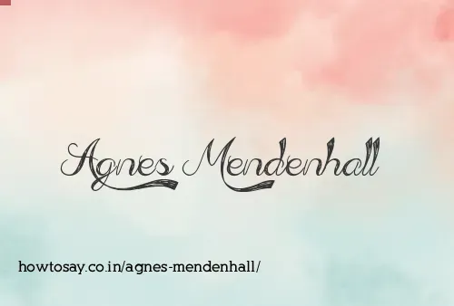 Agnes Mendenhall