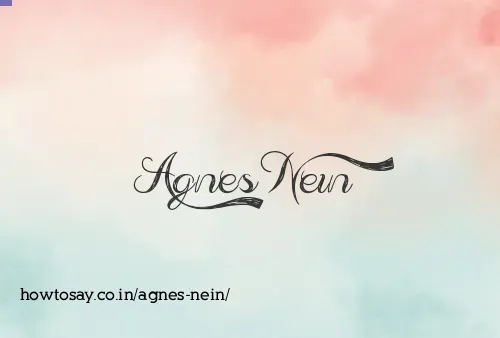 Agnes Nein