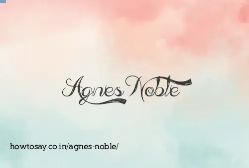 Agnes Noble