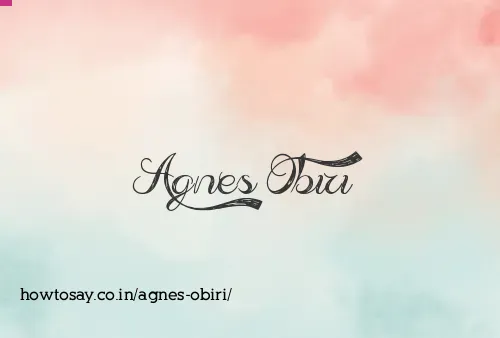 Agnes Obiri