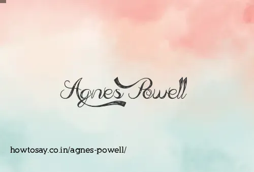 Agnes Powell