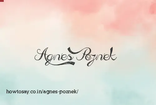 Agnes Poznek