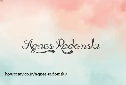 Agnes Radomski