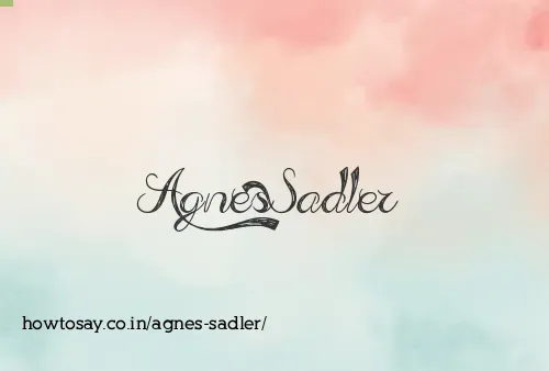 Agnes Sadler