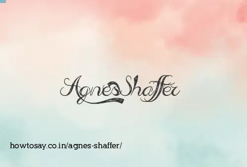 Agnes Shaffer
