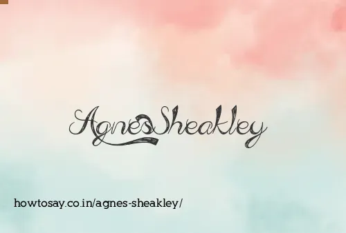 Agnes Sheakley