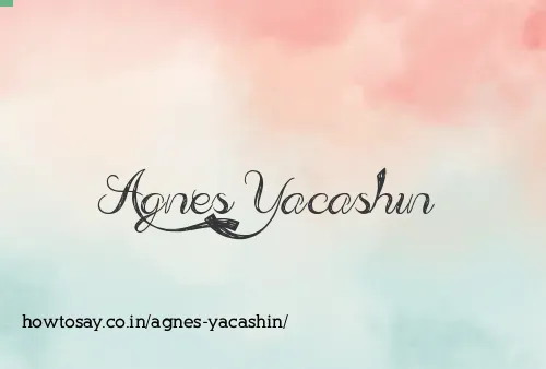 Agnes Yacashin