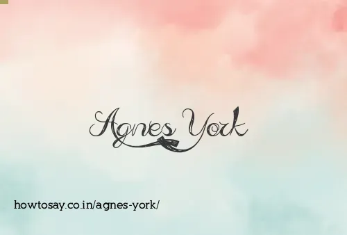 Agnes York