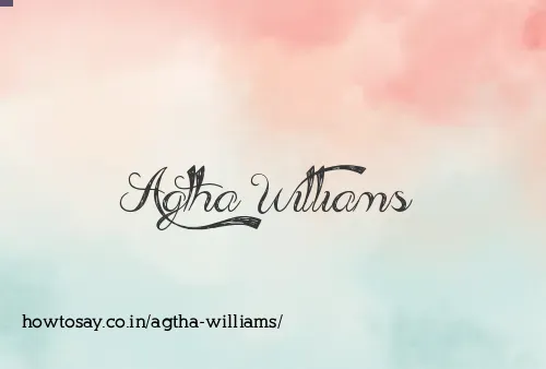 Agtha Williams