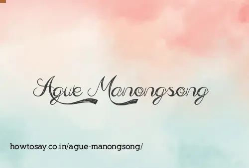 Ague Manongsong