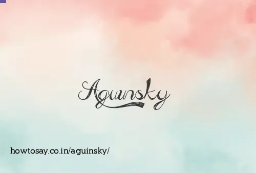 Aguinsky