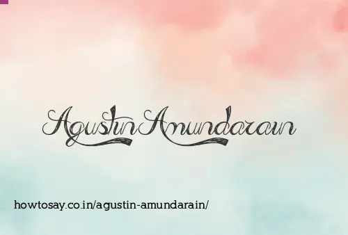 Agustin Amundarain