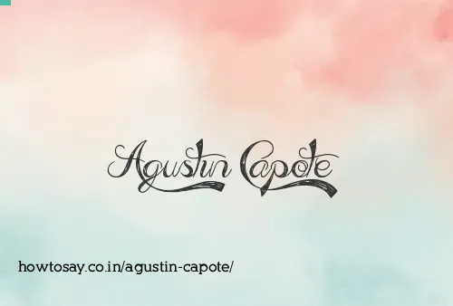 Agustin Capote