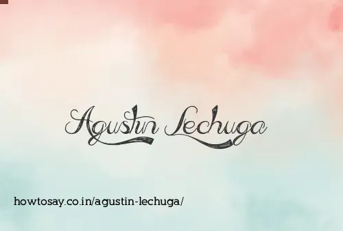 Agustin Lechuga