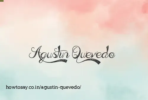 Agustin Quevedo