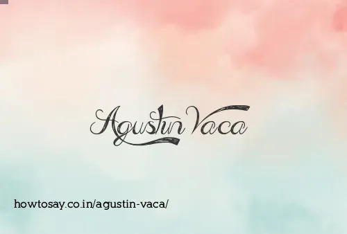 Agustin Vaca