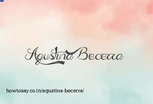 Agustina Becerra