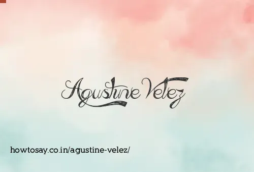 Agustine Velez