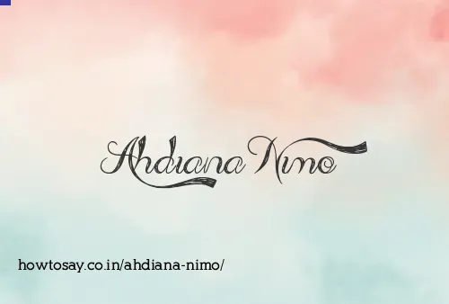 Ahdiana Nimo