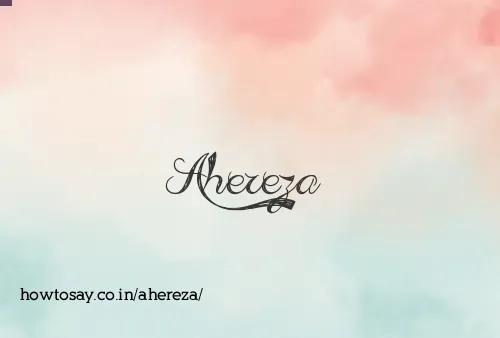 Ahereza