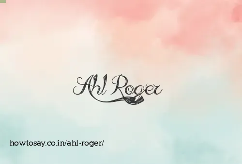 Ahl Roger