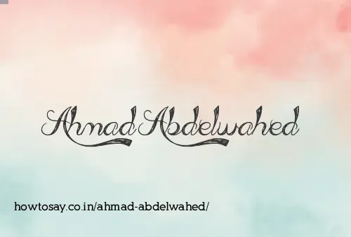 Ahmad Abdelwahed