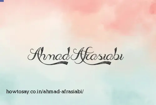 Ahmad Afrasiabi
