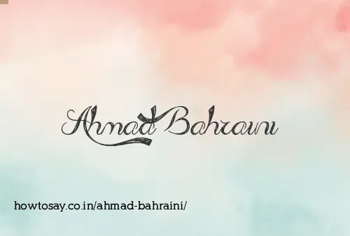 Ahmad Bahraini