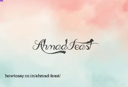 Ahmad Feast