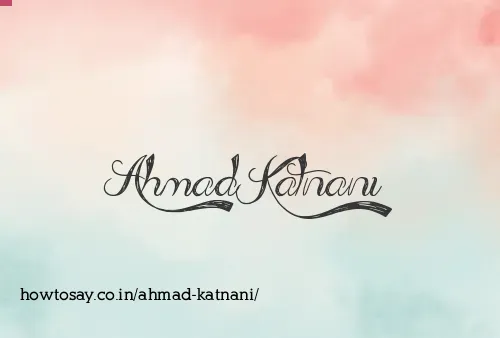 Ahmad Katnani