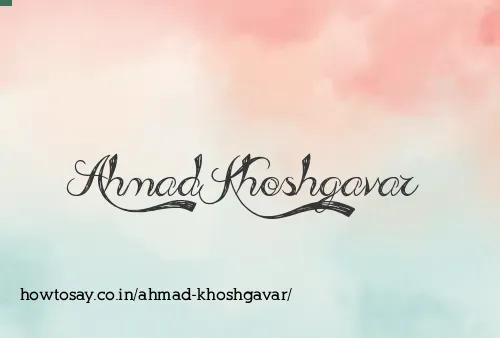 Ahmad Khoshgavar