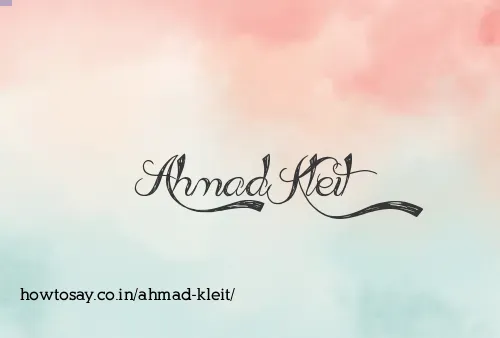 Ahmad Kleit