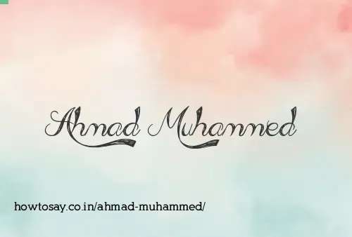 Ahmad Muhammed