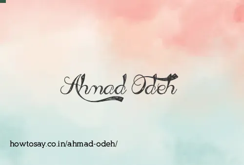 Ahmad Odeh