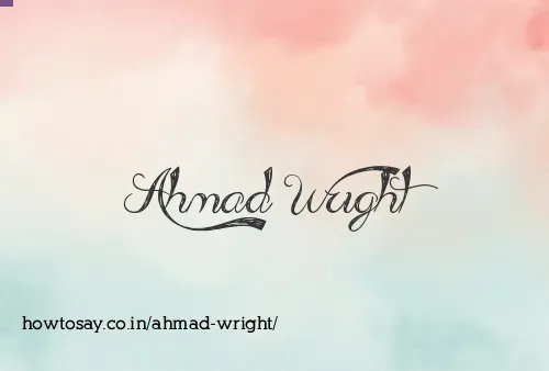 Ahmad Wright